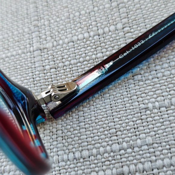 handmade Tom Davies Eyeglasses Frame Red/Blue Tone Unisex Glasses Frame 51[]116 - Picture 11 of 12